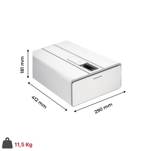 Két sắt mini Philips Sbx101 Khóa Vân Tay Điện Tử Thông Minh Nhập Khẩu Chính Hãng