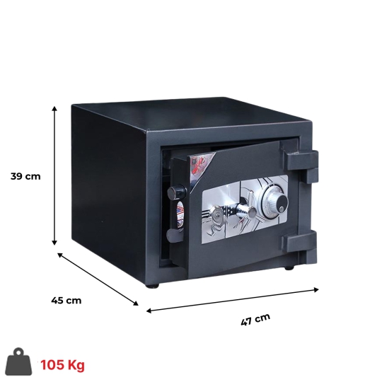 Két sắt truly TS39 siêu cường chống cháy chống trộm khóa cơ