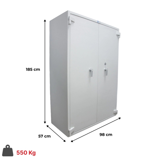   Két sắt tiệm vàng 2 cánh  Hà Lan VDH 2-177DDC (550kg) Bảo Vệ An Toàn