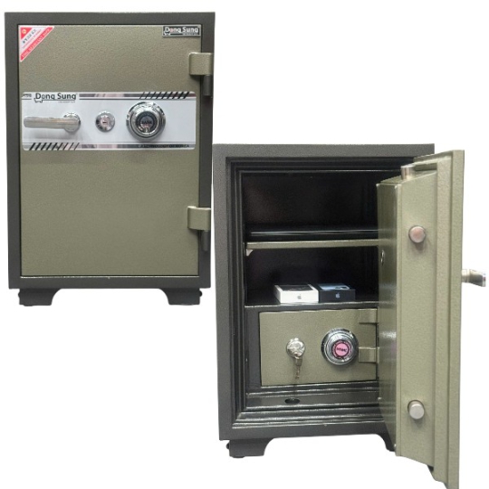 Két sắt thu ngân DSD-1050 két trong két khóa cơ 